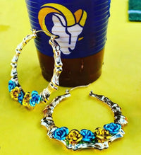 Rams Bamboo Hoops ilaments Jewelry
