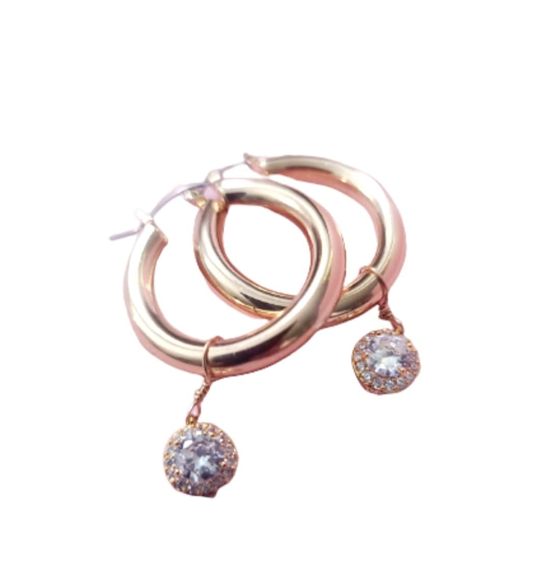 Sophia Cz Huggie Hoop Earrings ecommerce