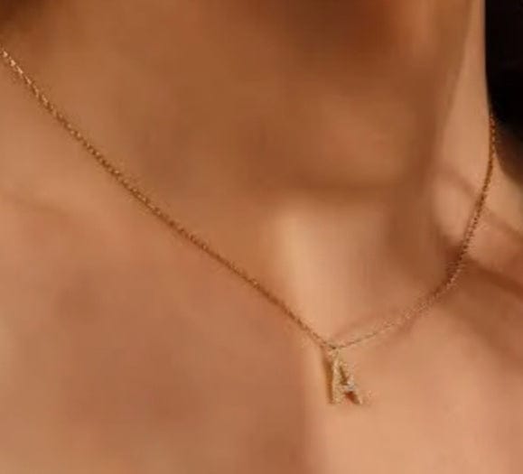 Pave Cz Initial Necklace ilaments Jewelry
