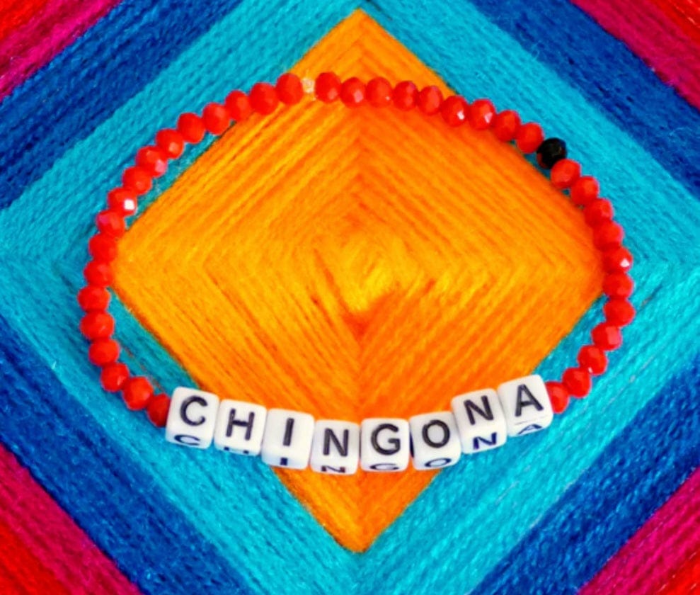 Chingona Word Bracelet ilaments Jewelry