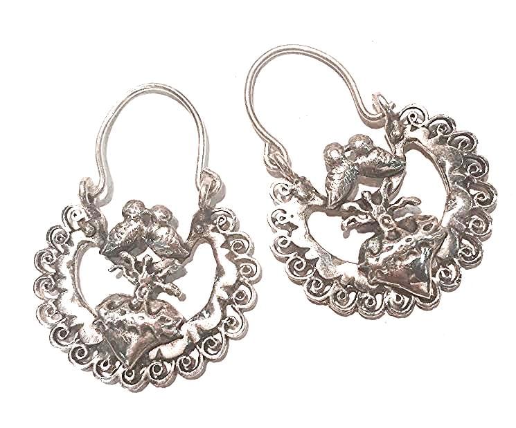 Sacred Heart Arracadas ilamentsjewelry